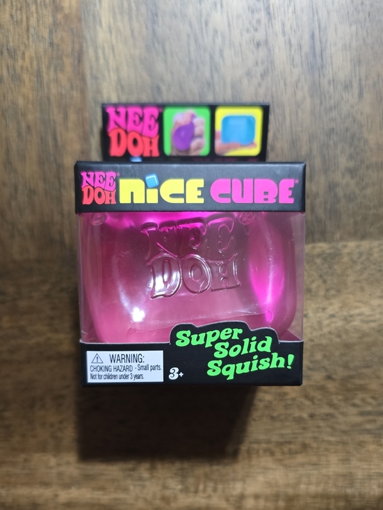 Schylling Other - NeeDoh Nice Cube Pink Super Solid Squish - NeeDoh